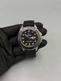 Rolex Submariner With Rubber Strap Rotating Dial